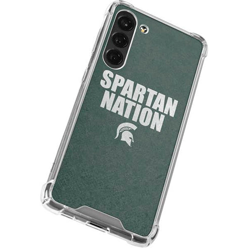 Michigan State University Spartans Nation Galaxy S24 FE Clear Case